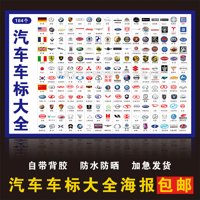 Car Brands Common World Famous Cars, Car Logos, Logo Pictures, Wall Charts, Wall Stickers, Posters and Paintings Car Brands Common World Famous Cars, Car Logos, Logo Pictures, Wall Charts, Wall Stickers, Posters and Paintings