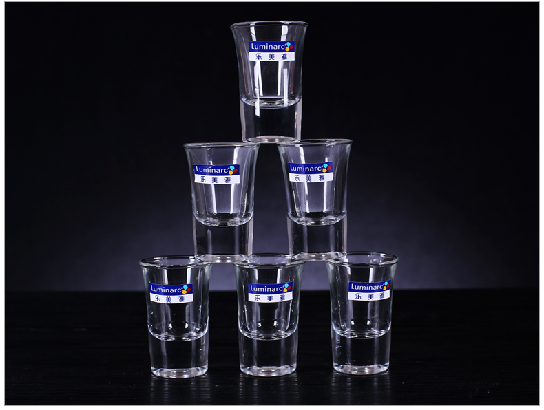 Le Meiya Rượu thủy tinh nhỏ thủy tinh đặt nhà một tách rượu mạnh ly rượu shochu ly ly rượu vang rona