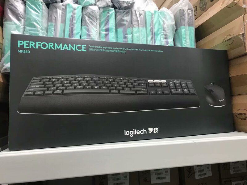 Boxed Genuine Logitech Mk850 Wireless Bluetooth Unified Mouse and Keyboard Set