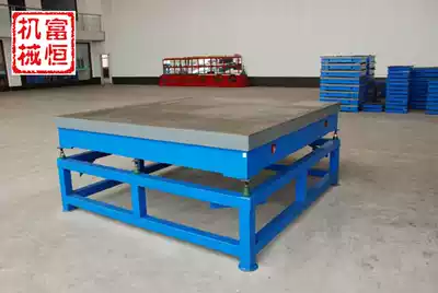 Inspection and testing measurement cast iron flat platform inspection table fitter scribing T T-groove welding assembly 1 m Workbench