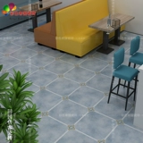 Антикварная спальня Западный ресторан 300 напольный кирпичный кухня земля Чжонхайская плитка 600 Голубое зеленый уголок Цветочная плитка