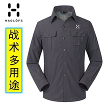 Detachable outdoor sunscreen quick-drying shirt mens large size fishing quick-drying long sleeve breathable hiking clothes