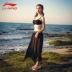 Li Ning Bikini ba mảnh áo tắm nữ chia tam giác ngực nhỏ thu thập áo gợi cảm áo tắm mùa xuân nóng bỏng nữ - Bikinis Bikinis
