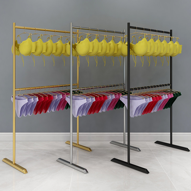 Lingerie Shop Small Shelving Table Bra Show Shelves Landing Briefs Underwear Middle Island Clothing Store Hanging Shorts Racks