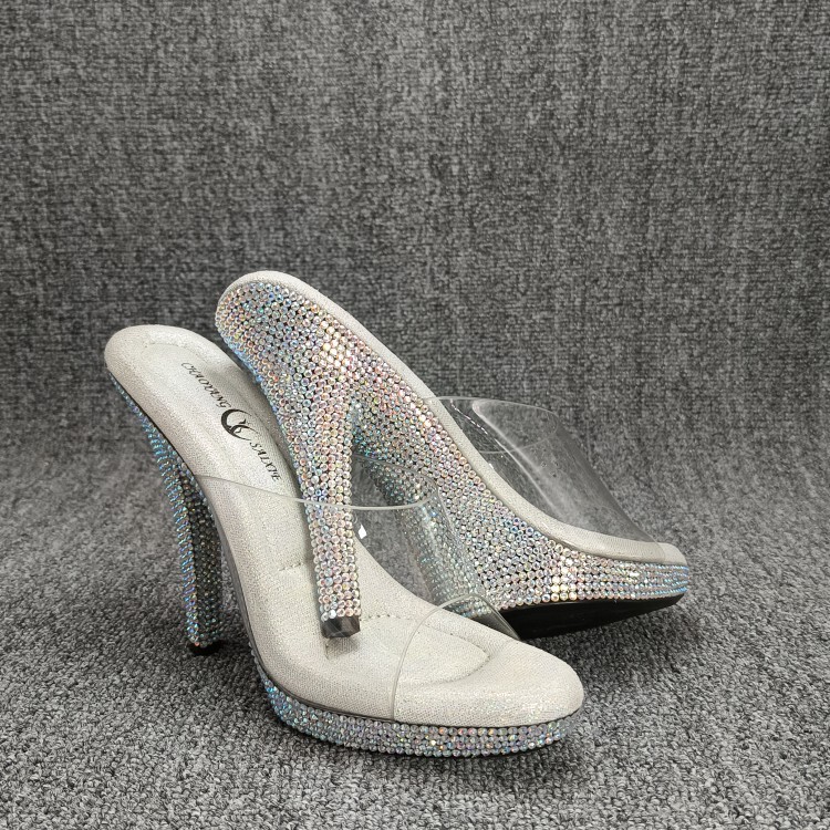 Front 2, Back 12, Cashmere Fabric, Latex Air Cushion, Model Catwalk, Fitness Standard, Ultra-Sexy Bikini, Crystal High Heels