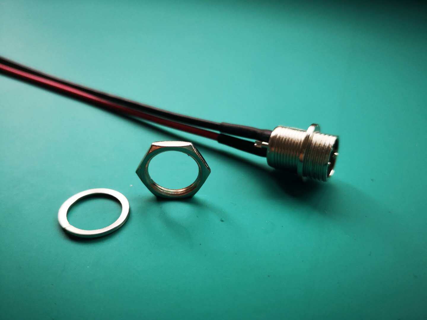 M12 drift car twist scooter balance car Harley car charging port aviation hairpin Nong head three-hole plug