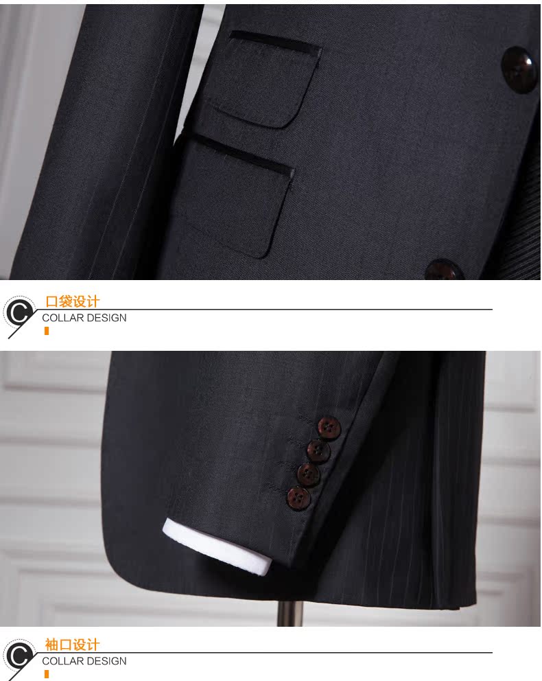 Bộ đồ vest nam phiên bản Hàn Quốc của bộ đồ tự học phù hợp với sinh viên đại học áo vest nam đẹp