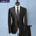 Bộ đồ vest nam ba mảnh quần nam Suit phù hợp