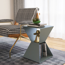 Net Red Living Room Sofa Middle Side A Few Side Cabinets Creative Modern Minima Small Corner a few designer Tea Table Combinations