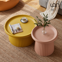 Minima Creative Flowers A Few Tea Table Combo Side Cabinet Plastic Minimalist Living-room Small Family Round Small Table Home Modern