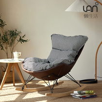 Lazy Living Rocking Chair Deck Chair Adults Sloth Couch Carefree Chair Balcony Casual Chair Subredness Home Net Red Rocking Chair