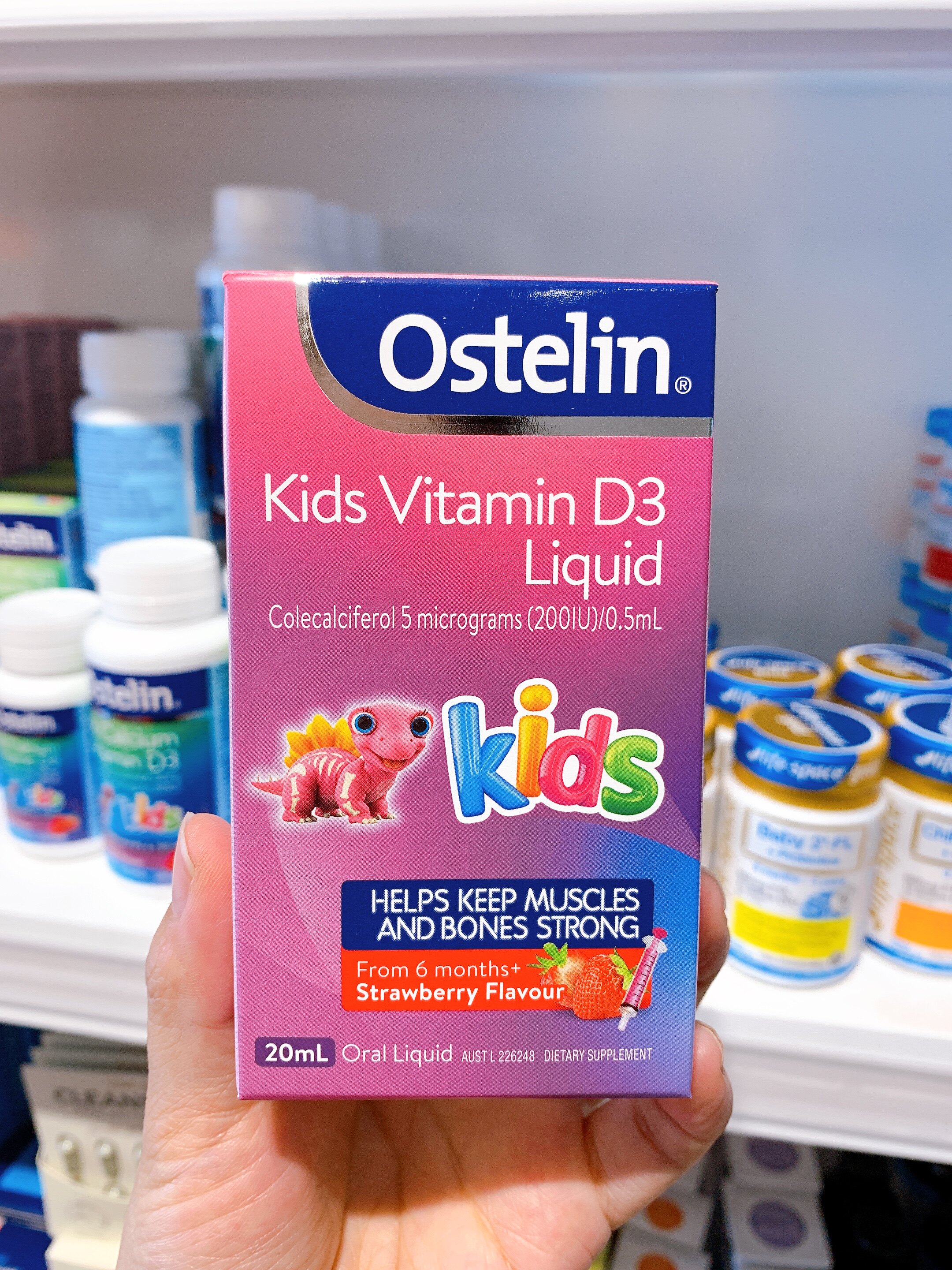 Ostelin Osterlin infant VD3 drops of calcium absorption by 0-12 years old 20ml