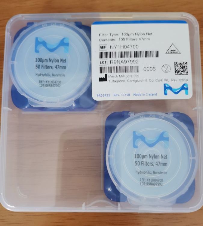 Millipore密理博100um尼龙网格滤膜NY1H04700