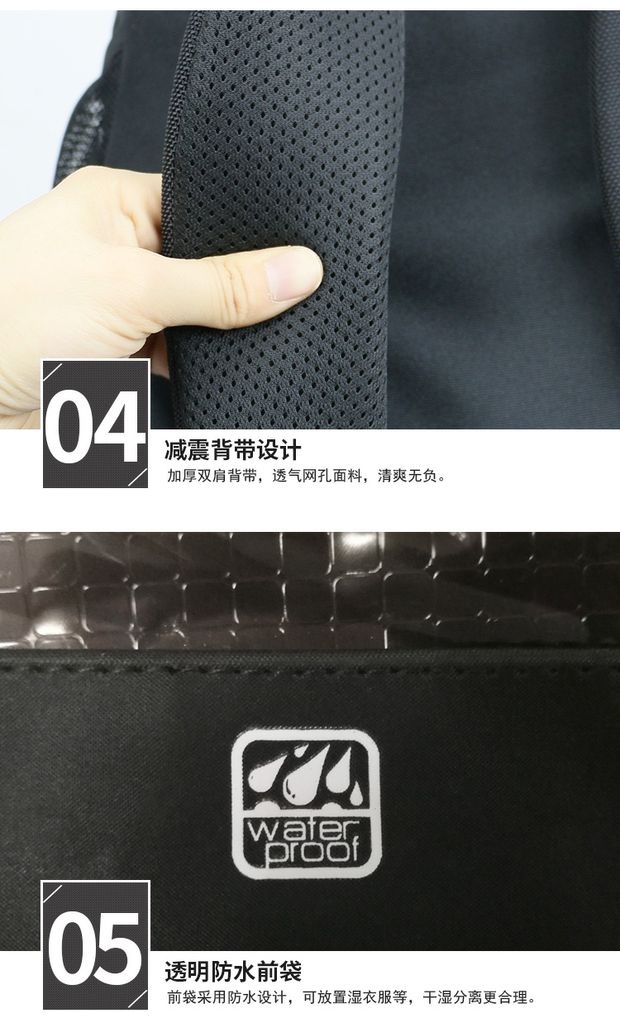Li Ning túi đeo vai đích thực 2018 mới học sinh trung học cơ sở học sinh trung học nam nữ bình thường thể thao hoang dã balo edmond