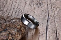 Cross-border jewelry Tungsten Gold fashion jewelry personality tungsten steel men ring tungsten steel ring TCR-013