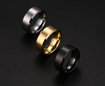 Trendy jewelry pure tungsten gold ring mens ring scratch resistant tungsten steel ring ring TCR-011