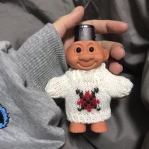 Creative ins Giant Magic Doll Lighter Set of Cool Creative Personality Shake-Up Comeback Bundy Little Toy Gift