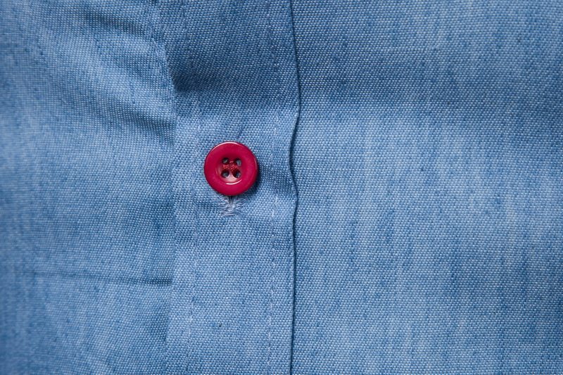 Heren spijkeroverhemd patchwork casual lange mouwen trendy_voghion.com