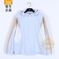 361 Sports Jacket Woman 2024 Spring New Casual Collage Windproof féminin style Lianhood Single Wind Cloister 562414606