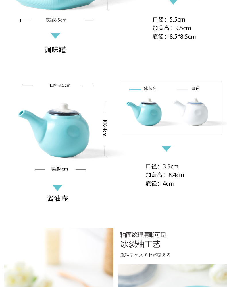 TaoDian Japanese ceramic bowl with soup tureen household ceramics offer them small cup steaming bowls of stew pot soup seasoning jar 丨 Milky Way