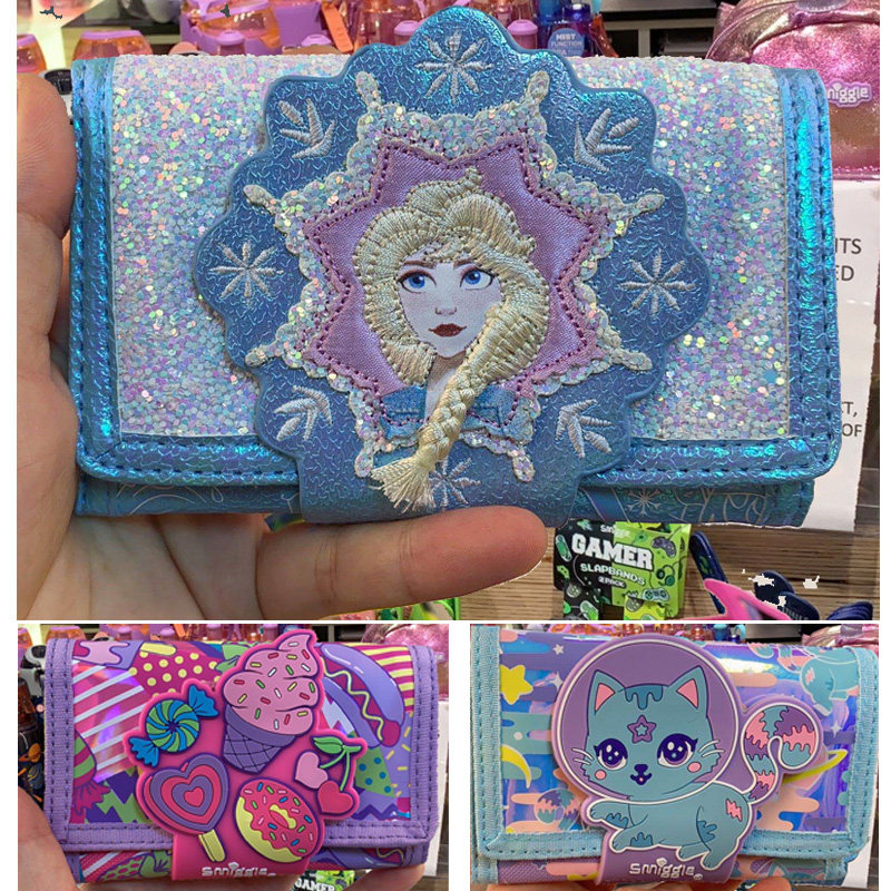 Australia smiggle children's cartoon wallet primary and secondary school students messenger wallet