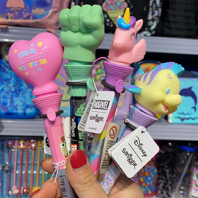 Spot Australian smiggle Stationery Student Bouncing Ballpoint Pen Cute Little Fish Pen Children's Decompression Pen