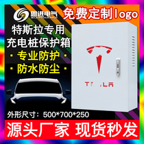 Applicable Tesla charging box MODELX3Y electric vehicle charging pile protective box Protective box Outdoor waterproof