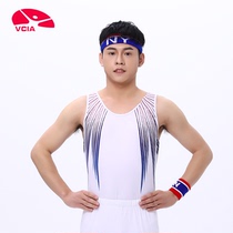 VCIA2022 Liweika mens competitive gymnastics competition clothing fitness sports tight vest