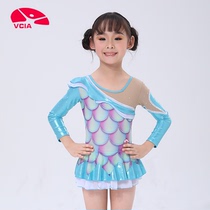 Liweika 2023 VCIA childrens happy gymnastics jumpsuit girls ballet dance practice fitness clothes