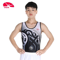 VCIA2021 Liweika mens competitive gymnastics competition clothing fitness sports tight vest