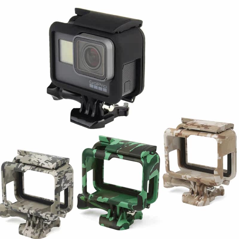 Gopro Accessories Gopro5 hero5 Portable camo frame Drop-proof frame Cooling frame shell Color frame