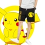 Anime Pokemon Pokemon Quần Pikachu Quần Wei Quần bãi biển Nam Sinh viên Quần 5 Quần - Quần short quần jogger nam