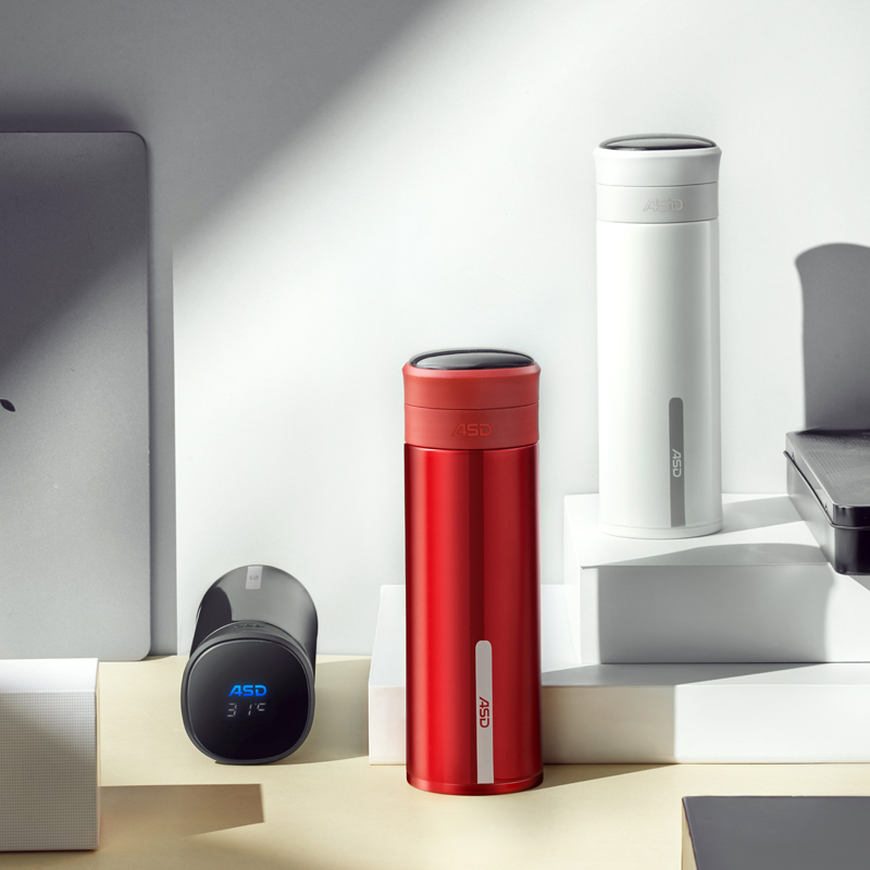 Ai Shida smart thermos cup male touch rush temperature multi-function high-end with temperature display cup female reminder to drink water