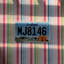 US motorcycle card SouthDakota South Dakota MJ8146 modified car into house Harley props