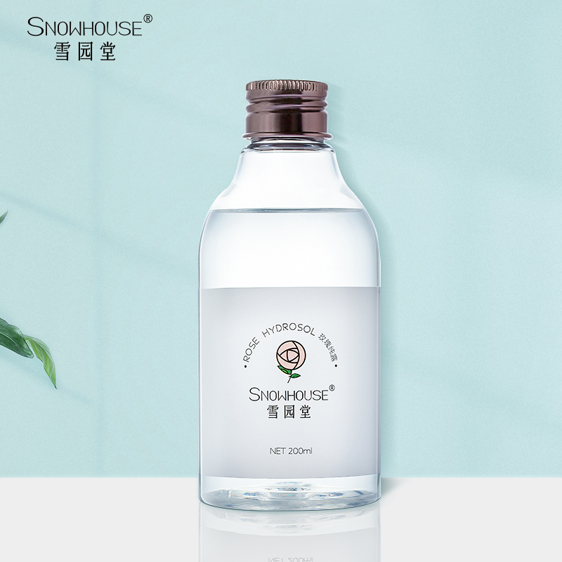 雪园堂大马士革天然玫瑰纯露200ml补水保湿舒缓收缩毛孔水正品