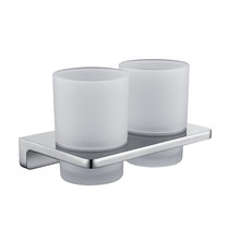 German contemporary bathroom all copper high-grade mouthwash Cup shelf double mouthwash Cup toilet toothbrush cup shelf