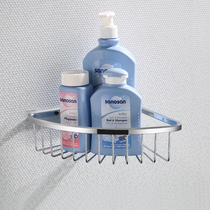 German contemporary basket bathroom cosmetic rack toilet shampoo Bath full copper corner triangle basket