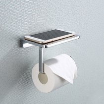German contemporary hand paper holder all copper bathroom pendant paper towel holder nail-free perforated toilet toilet paper holder