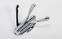 German contemporary all-copper bathroom pendant toilet hook multifunctional coat hook towel adhesive hook can be non-perforated