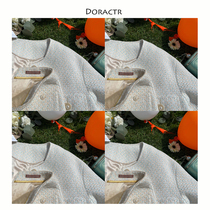 DORACTR21 Japan imported high-end flower color yarn small wave dot light loose A pendulum set