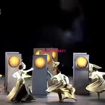 New type of flower blooming stage props creative performance stage props