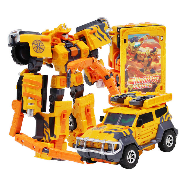 Card Fighter Season 2 Transformation Robot Star Ranger Mecha Children Little Boy Peripheral Toy King Kong