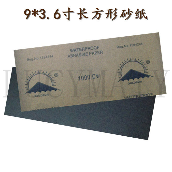 EyaW exploits square 9 * 3 6 inches GOLDSUN gold sunsand paper polished grinding water sandpaper 60 mesh to 2000