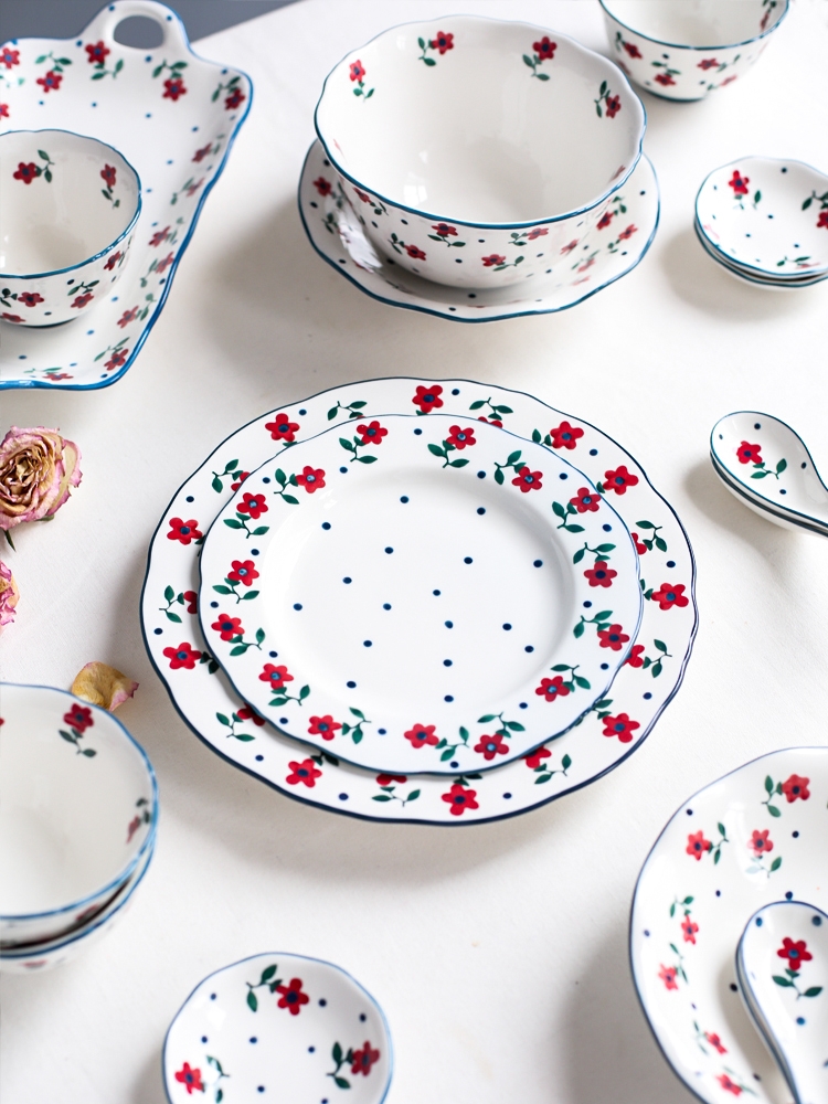 Qiao mu CDW ooze Japanese home dishes suit ceramic tableware suit TZ - eat dish bowl bowl set to use