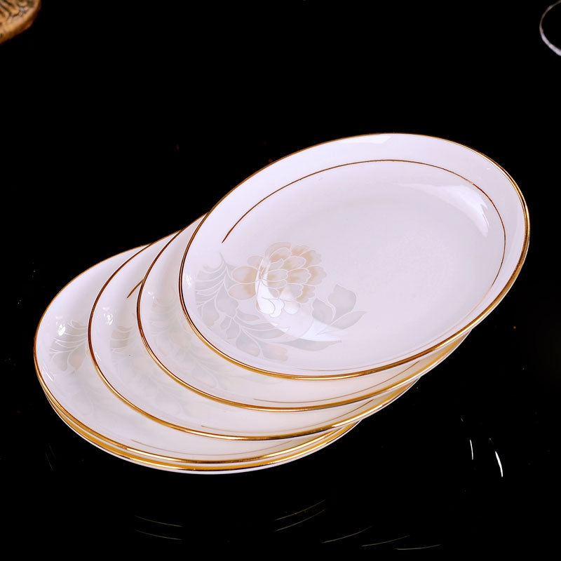 Qiao mu dishes suit 30 manual fuels the ipads porcelain of jingdezhen ceramics tableware suit European dishes
