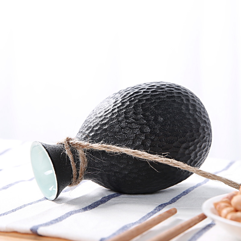 Qiao mu ceramic wine suits for Japanese wine liquor tell little hip hip liquor half jins of cellular flagon of wine