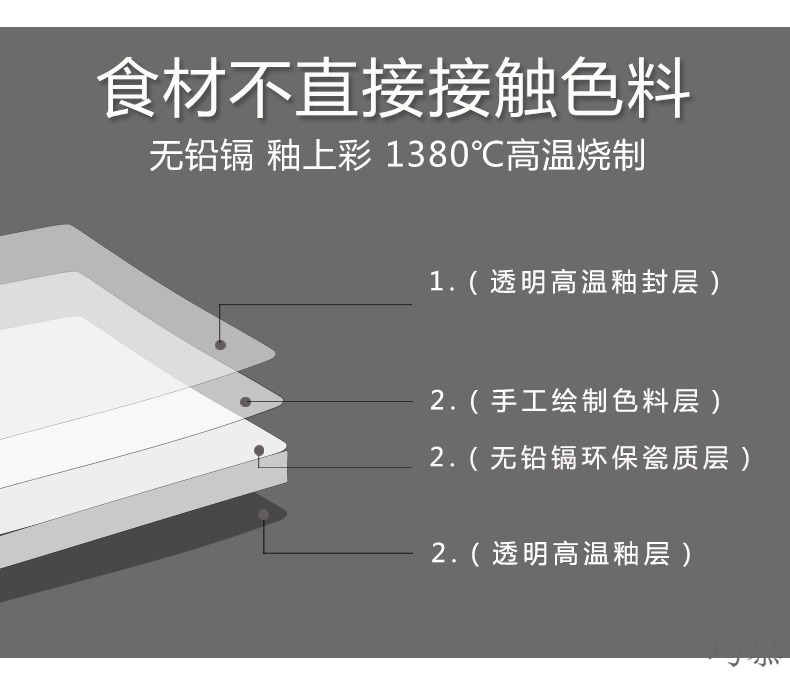 Qiao mu dishes suit household ipads porcelain tableware Japanese dishes chopsticks simple ceramic continental rice bowls little soup bowl