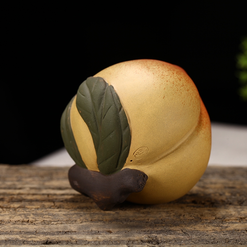 Qiao mu YM yixing undressed ore furnishing articles pet boutique purple sand tea to keep pure hand - made tea peach tea furnishing articles