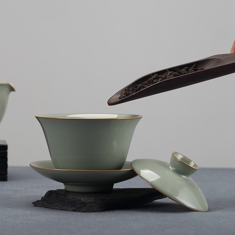 Qiao mu measured your up tureen suit creative kung fu tea cups of a complete set of can keep on household ceramic teapot restoring ancient ways