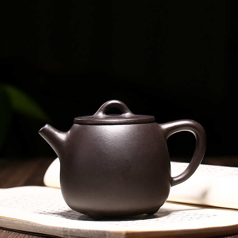 Qiao mu YM yixing ores are it by the manual teapot tea black gold sand kaolinite gourd ladle